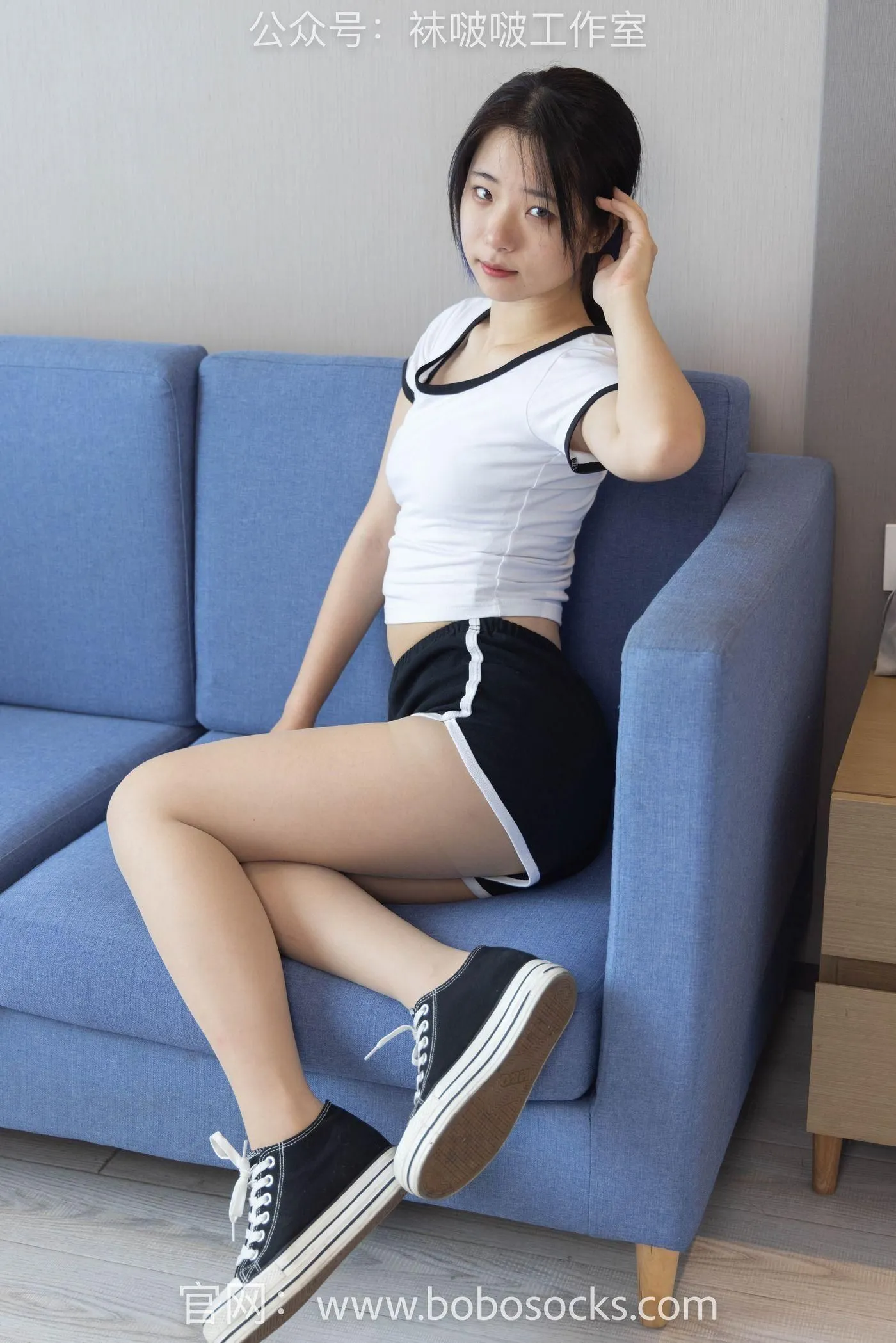 [BoBoSocks袜啵啵]NO.098 小淳-板鞋、肉丝 [140P]插图7
